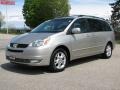 2004 Silver Shadow Pearl Toyota Sienna XLE  photo #1