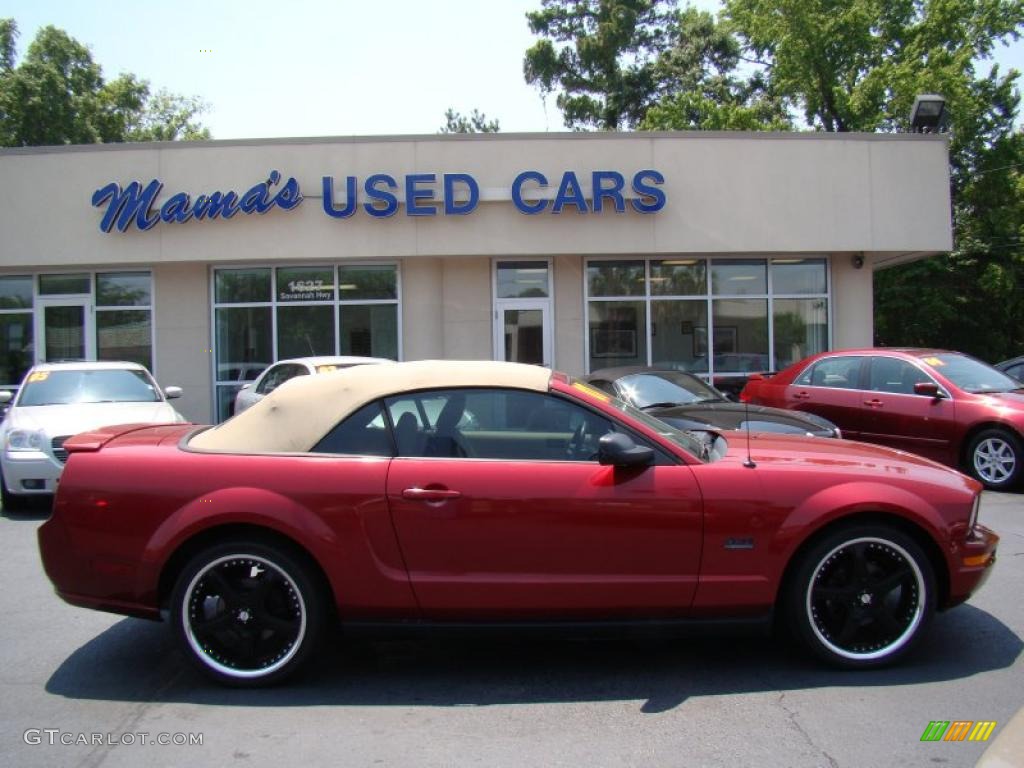 Redfire Metallic Ford Mustang