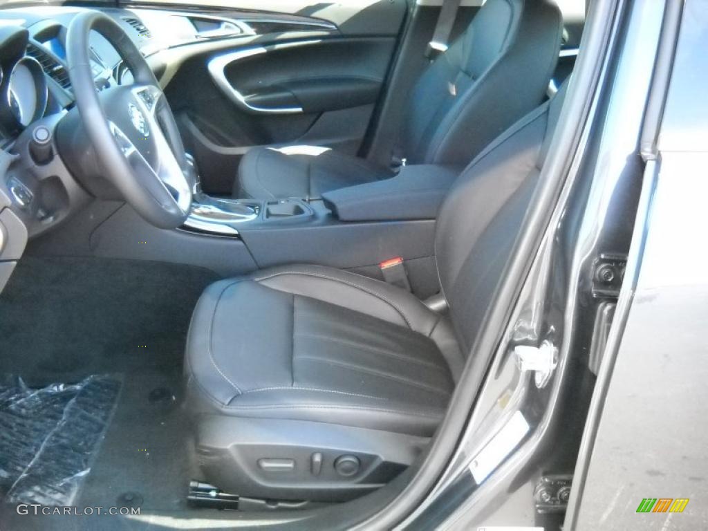 Ebony Interior 2011 Buick Regal CXL Photo #49092887