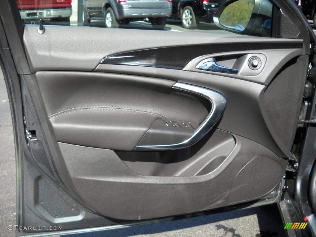 2011 Buick Regal CXL Ebony Door Panel Photo #49092947