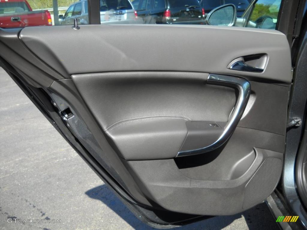 2011 Buick Regal CXL Ebony Door Panel Photo #49092977