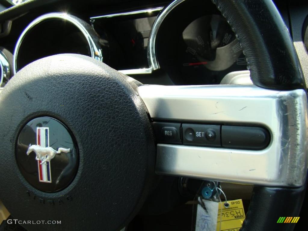 2007 Mustang V6 Premium Convertible - Redfire Metallic / Medium Parchment photo #23