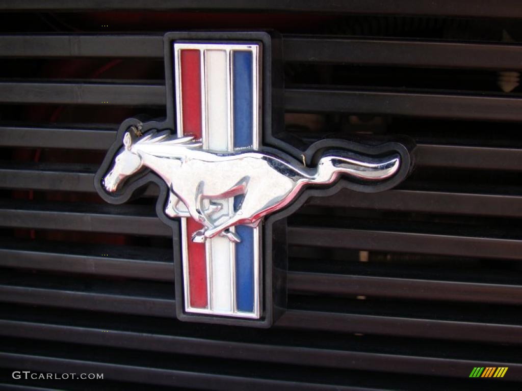 2007 Mustang V6 Premium Convertible - Redfire Metallic / Medium Parchment photo #32