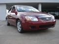 Radiant Red 2007 Kia Spectra SX Sedan