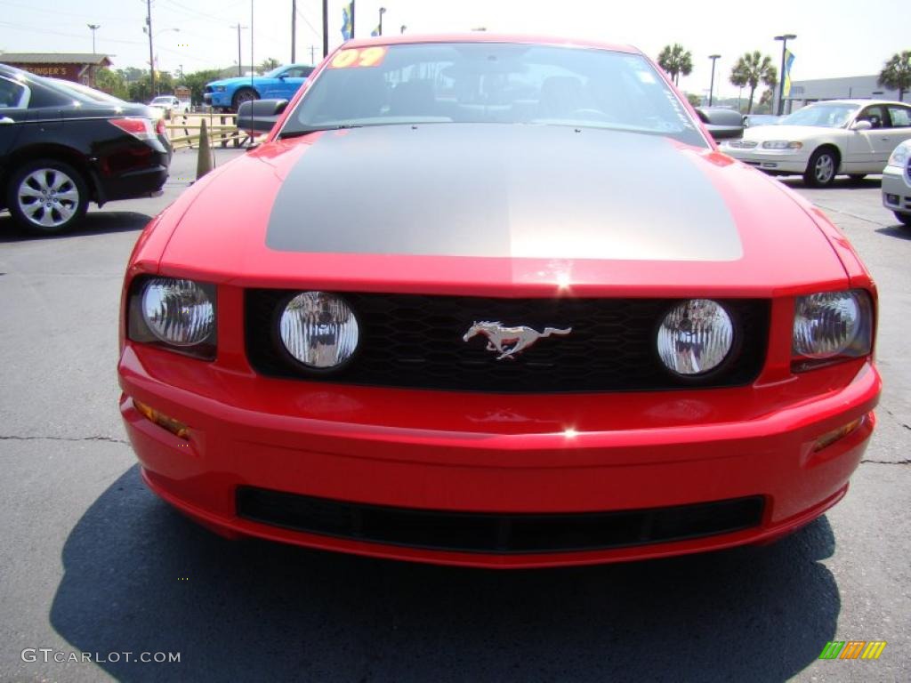 Torch Red 2009 Ford Mustang Racecraft 420S Supercharged Coupe Exterior Photo #49095761