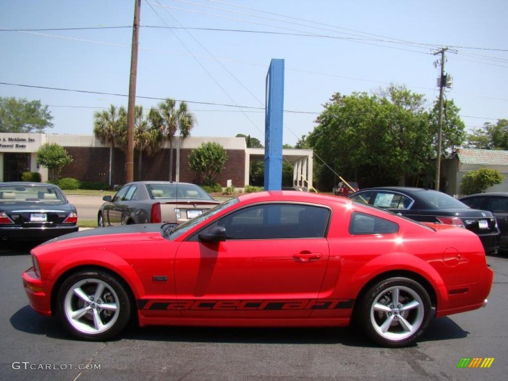 Torch Red 2009 Ford Mustang Racecraft 420S Supercharged Coupe Exterior Photo #49095793