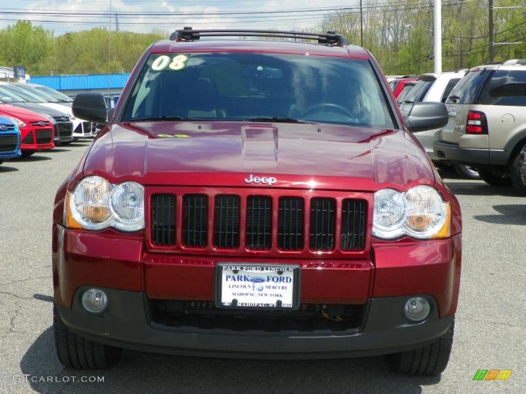 2008 Grand Cherokee Laredo 4x4 - Red Rock Crystal Pearl / Dark Slate Gray/Light Graystone photo #18