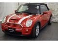 2008 Chili Red Mini Cooper S Convertible  photo #1