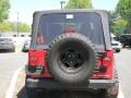 2005 Flame Red Jeep Wrangler X 4x4  photo #5