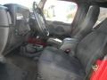 2005 Flame Red Jeep Wrangler X 4x4  photo #8