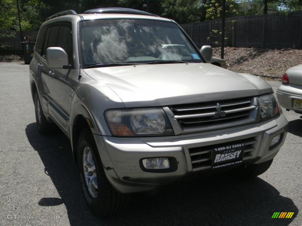 2002 Montero Limited 4x4 - Sudan Beige Metallic / Tan photo #3