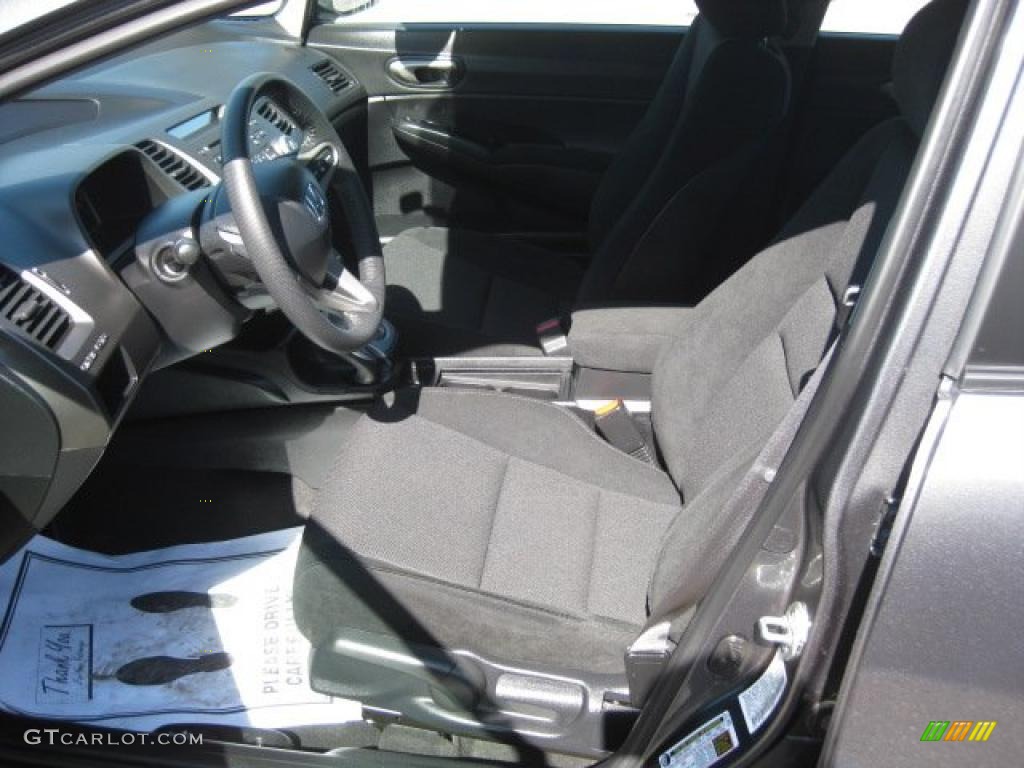 2011 Civic LX-S Sedan - Polished Metal Metallic / Black photo #2