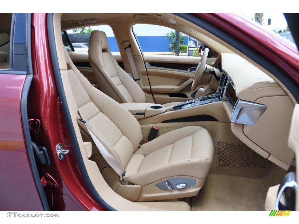 Luxor Beige Interior 2011 Porsche Panamera 4 Photo #49099220