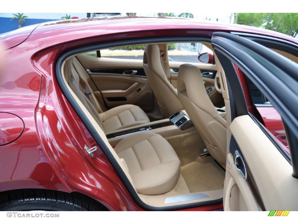 Luxor Beige Interior 2011 Porsche Panamera 4 Photo #49099250