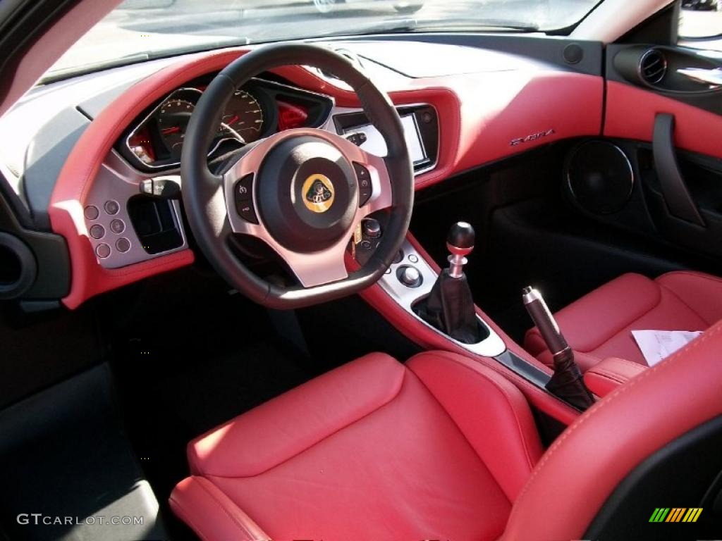 Paprika Interior 2011 Lotus Evora Coupe Photo #49099391