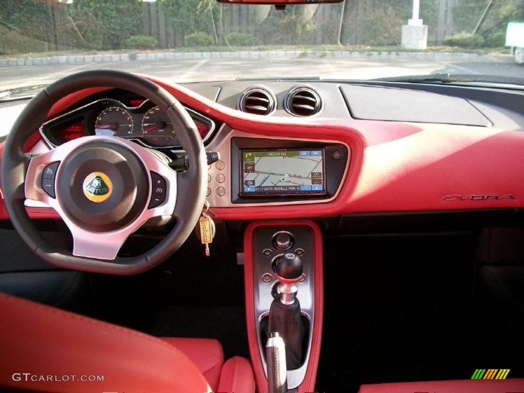 2011 Lotus Evora Coupe Paprika Dashboard Photo #49099439