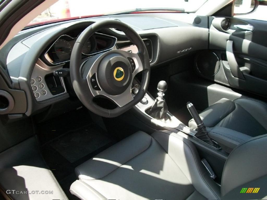 Black Interior 2011 Lotus Evora Coupe Photo #49099889