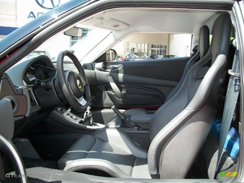 Black Interior 2011 Lotus Evora Coupe Photo #49099904