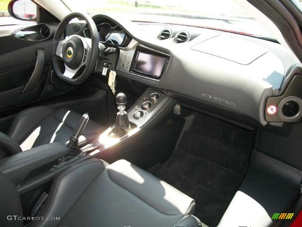 2011 Lotus Evora Coupe Black Dashboard Photo #49100126