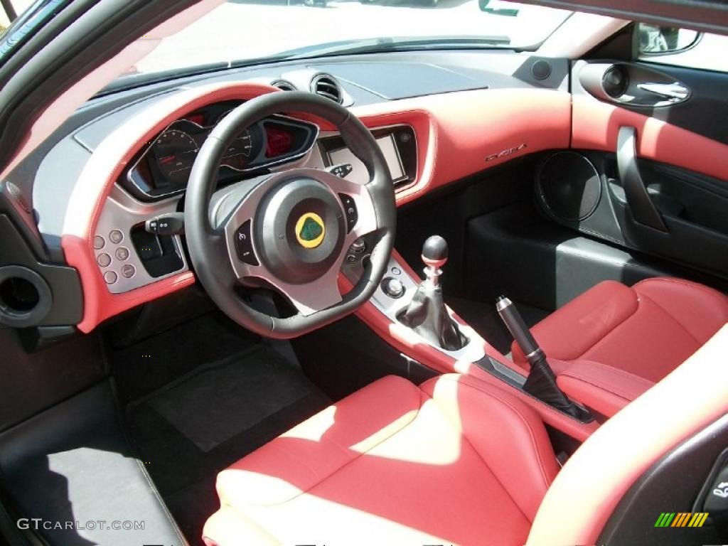 Paprika Leather Interior 2010 Lotus Evora Coupe Photo #49100393