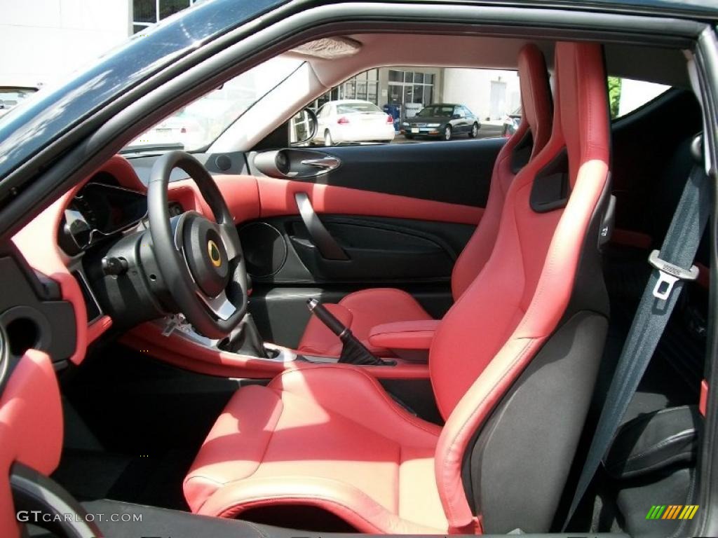 Paprika Leather Interior 2010 Lotus Evora Coupe Photo #49100408