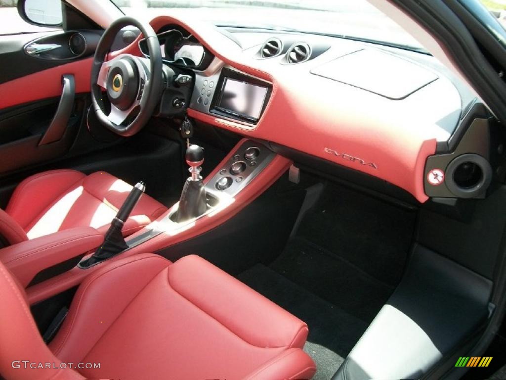 Paprika Leather Interior 2010 Lotus Evora Coupe Photo #49100627