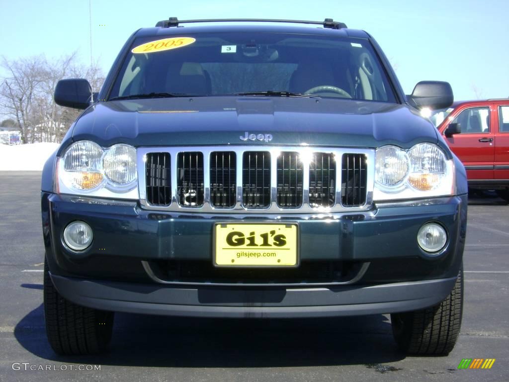 2005 Grand Cherokee Limited 4x4 - Deep Beryl Green Pearl / Dark Khaki/Light Graystone photo #2