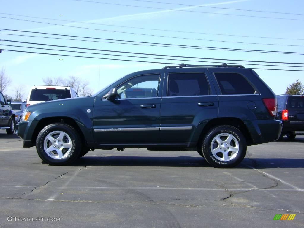 2005 Grand Cherokee Limited 4x4 - Deep Beryl Green Pearl / Dark Khaki/Light Graystone photo #4