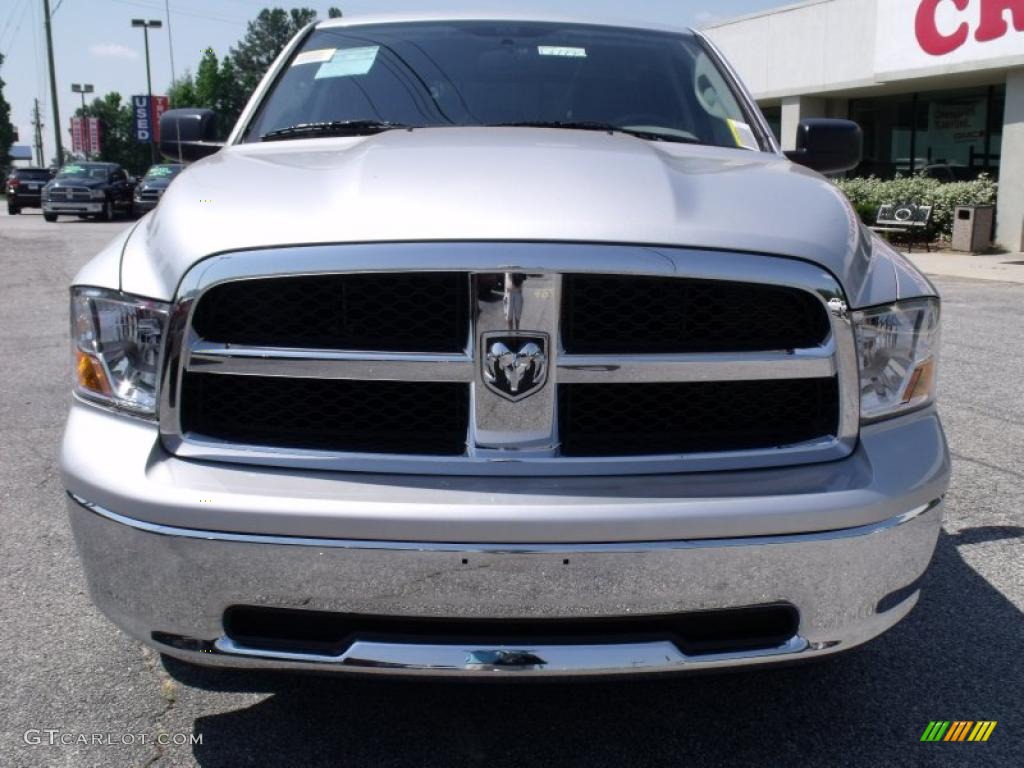 2011 Ram 1500 SLT Quad Cab - Bright Silver Metallic / Dark Slate Gray/Medium Graystone photo #2