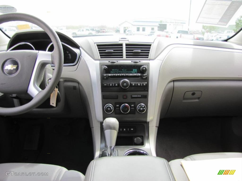 2010 Chevrolet Traverse LS AWD Dark Gray/Light Gray Dashboard Photo #49101659