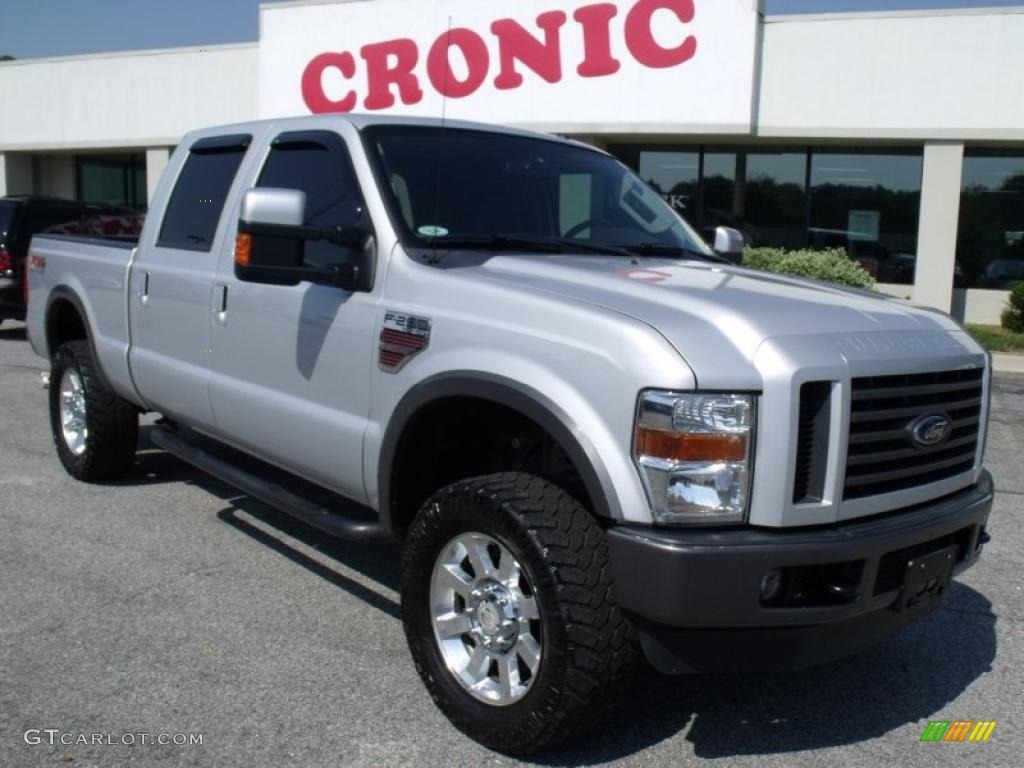 2008 F250 Super Duty FX4 Crew Cab 4x4 - Silver Metallic / Ebony photo #1