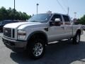 2008 Silver Metallic Ford F250 Super Duty FX4 Crew Cab 4x4  photo #3