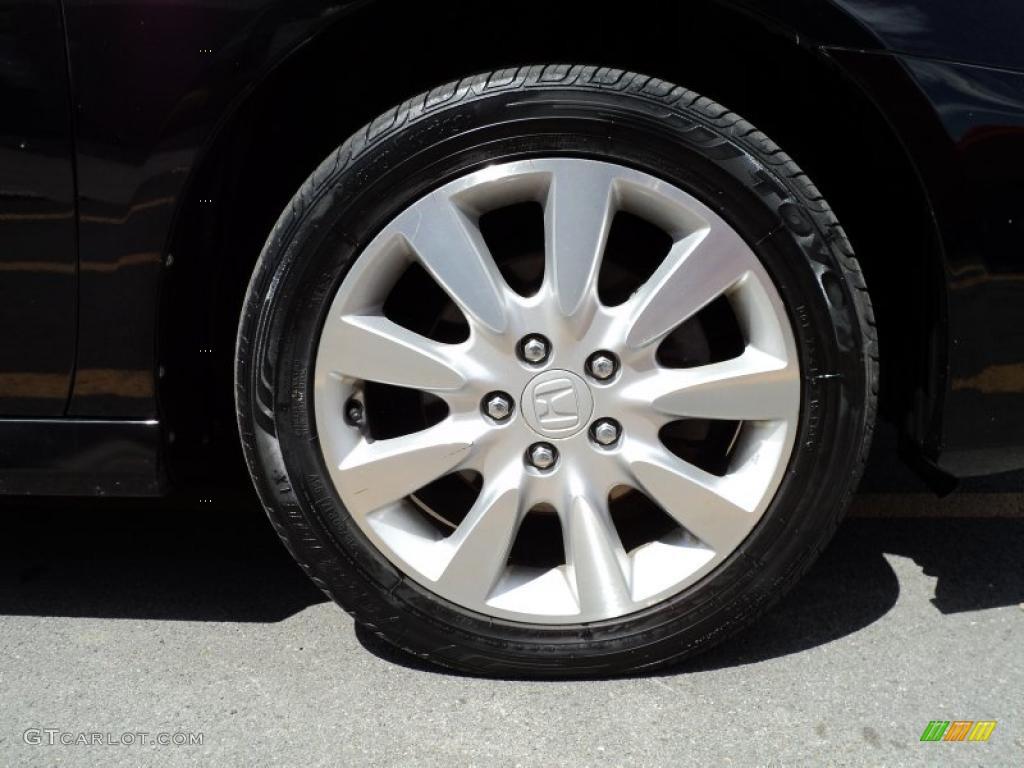 2006 Accord EX V6 Coupe - Nighthawk Black Pearl / Black photo #6
