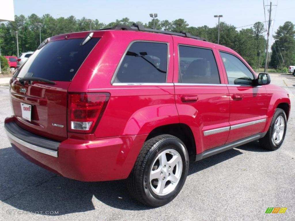 Inferno Red Crystal Pearl 2005 Jeep Grand Cherokee Limited Exterior Photo #49102424