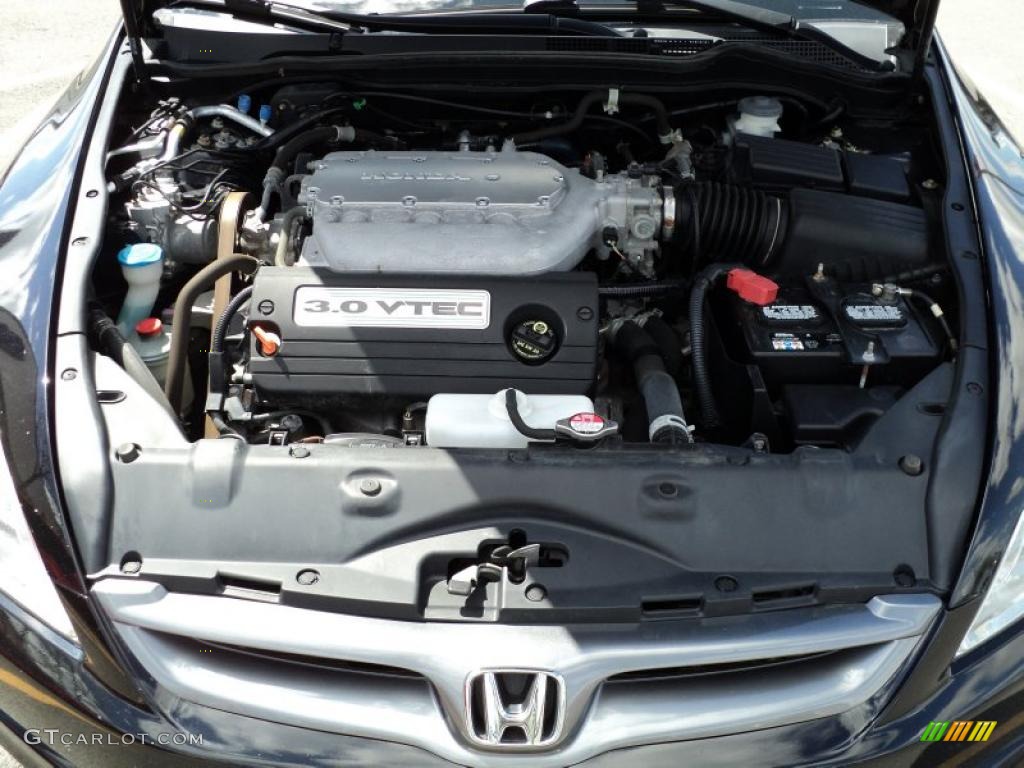 2006 Accord EX V6 Coupe - Nighthawk Black Pearl / Black photo #15
