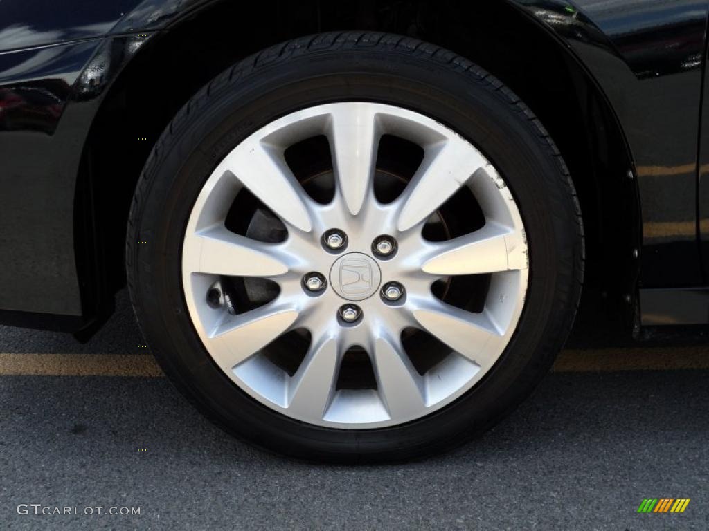 2006 Accord EX V6 Coupe - Nighthawk Black Pearl / Black photo #19