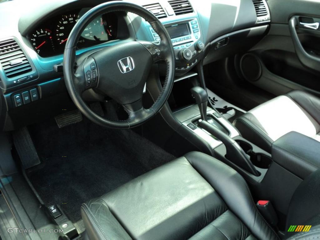 2006 Accord EX V6 Coupe - Nighthawk Black Pearl / Black photo #22