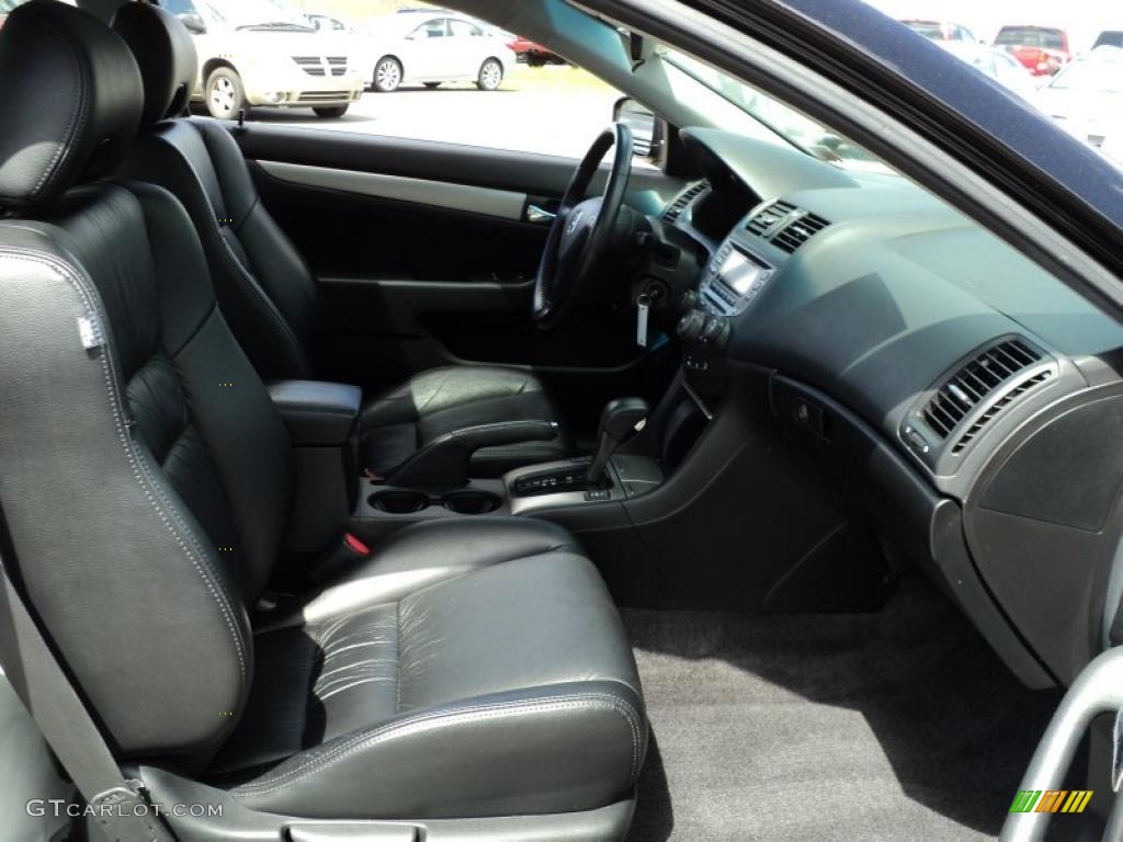 2006 Accord EX V6 Coupe - Nighthawk Black Pearl / Black photo #27