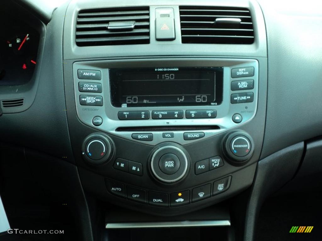 2006 Accord EX V6 Coupe - Nighthawk Black Pearl / Black photo #36