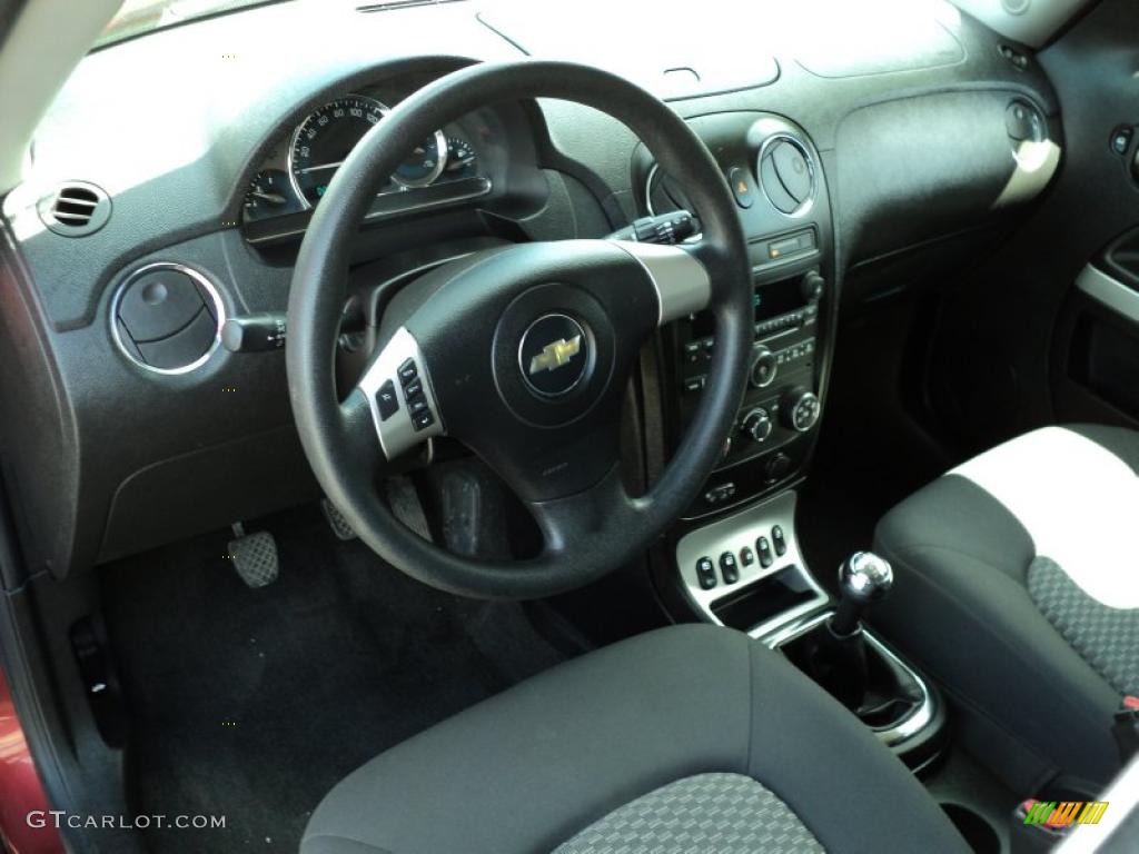 Ebony Black Interior 2008 Chevrolet HHR LS Photo #49103810