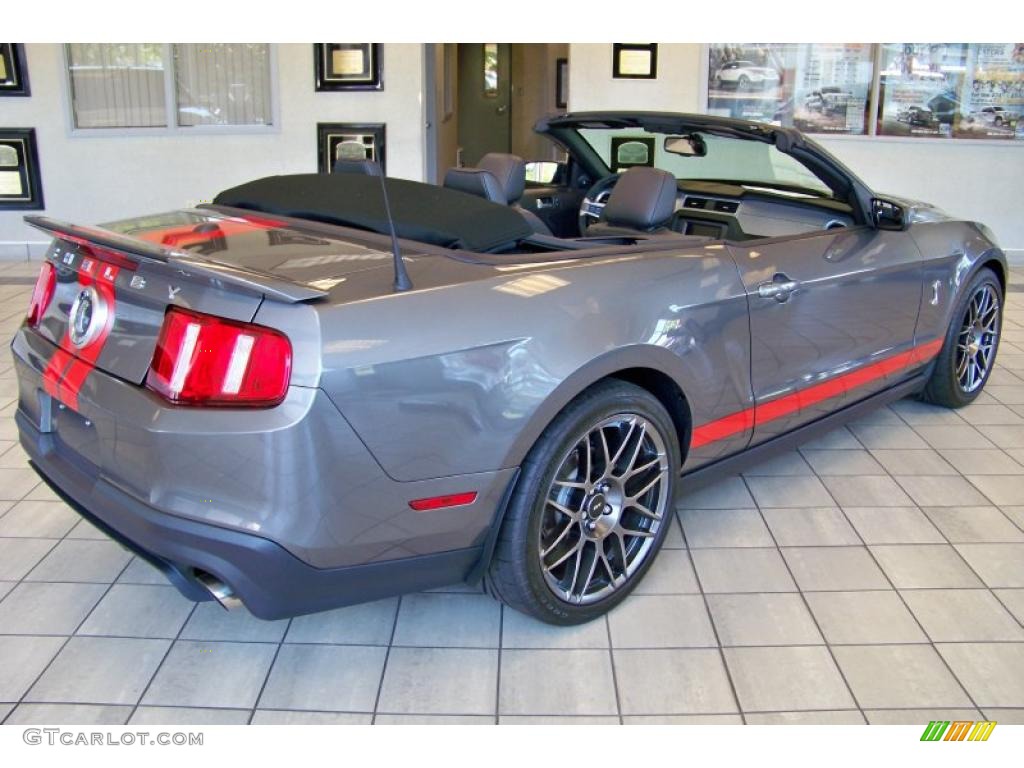 Sterling Gray Metallic 2011 Ford Mustang Shelby GT500 SVT Performance Package Convertible Exterior Photo #49104137