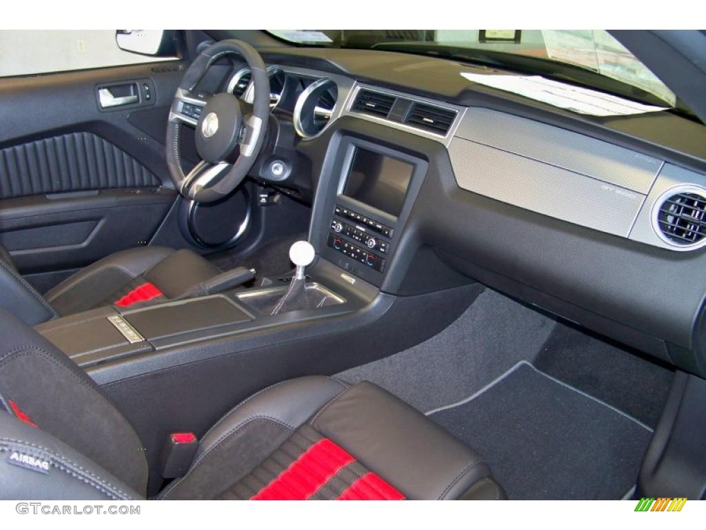 2011 Mustang Shelby GT500 SVT Performance Package Convertible - Sterling Gray Metallic / Charcoal Black/Red photo #18