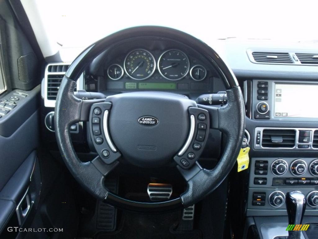 2007 Range Rover Supercharged - Zermatt Silver Metallic / Charcoal photo #21