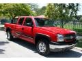 2004 Victory Red Chevrolet Silverado 1500 LS Extended Cab 4x4  photo #12