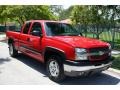 2004 Victory Red Chevrolet Silverado 1500 LS Extended Cab 4x4  photo #13