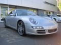 2007 Arctic Silver Metallic Porsche 911 Carrera S Coupe  photo #1