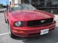2007 Redfire Metallic Ford Mustang V6 Premium Convertible  photo #2
