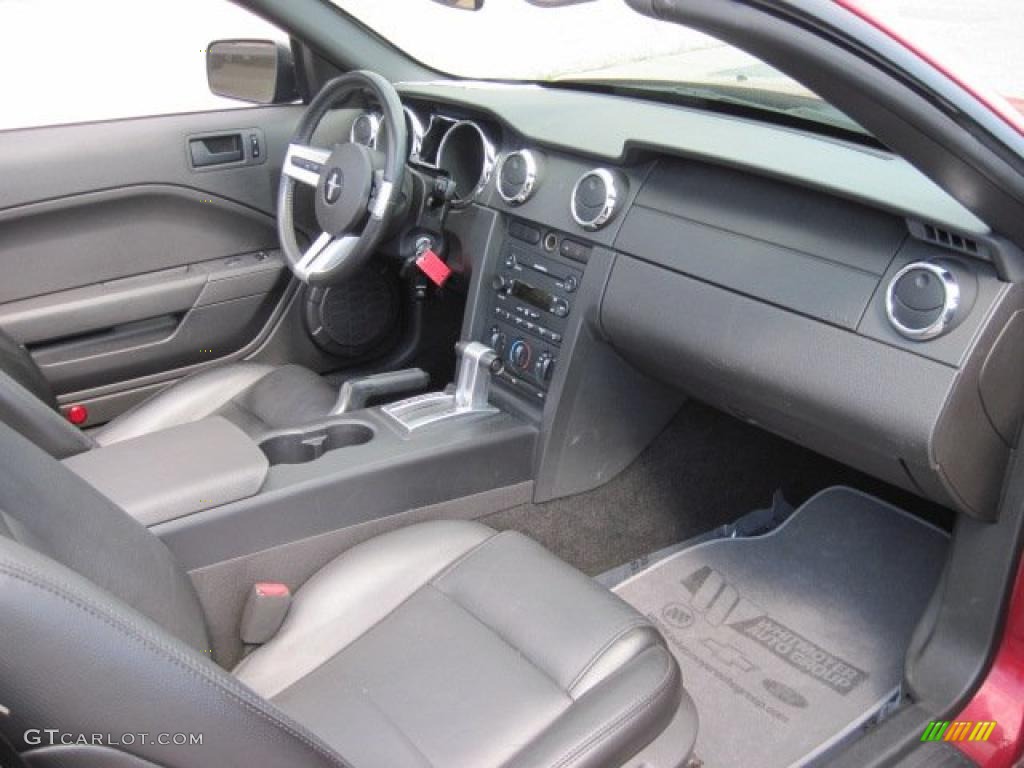 2007 Mustang V6 Premium Convertible - Redfire Metallic / Dark Charcoal photo #5