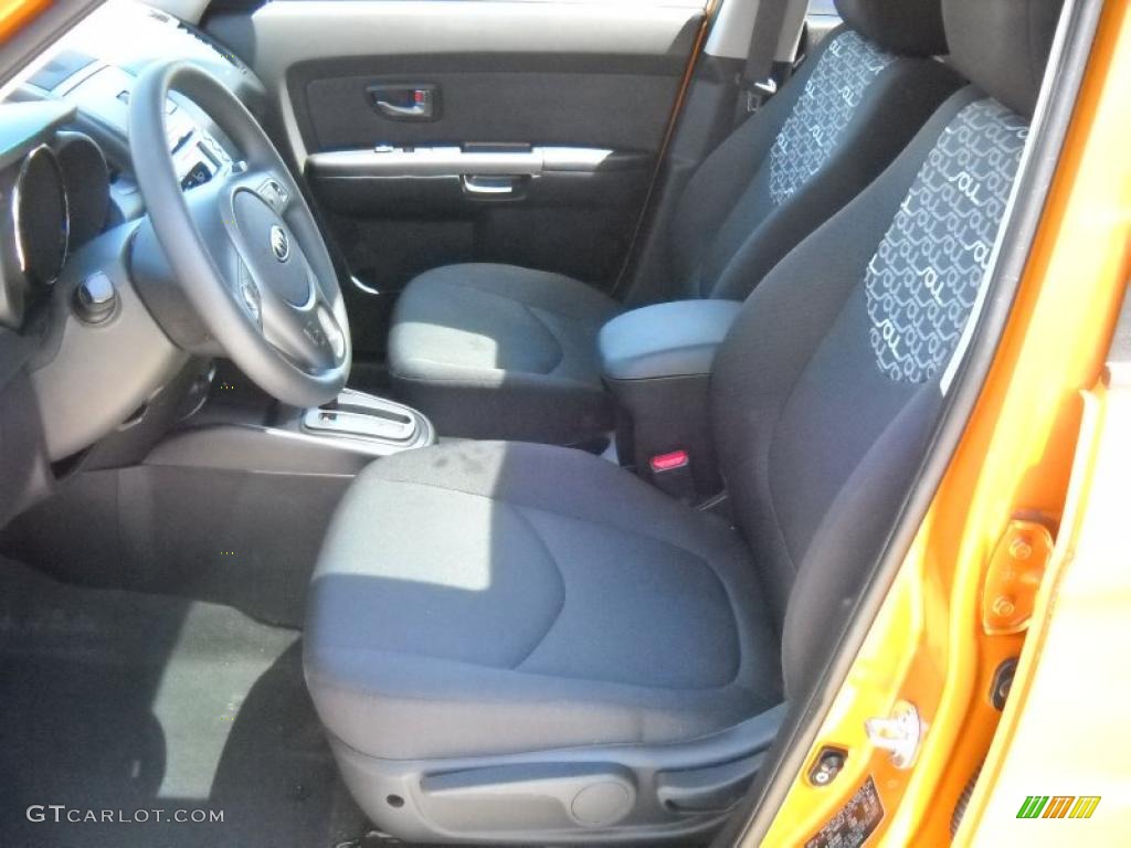 Black Soul Logo Cloth Interior 2010 Kia Soul + Photo #49107599