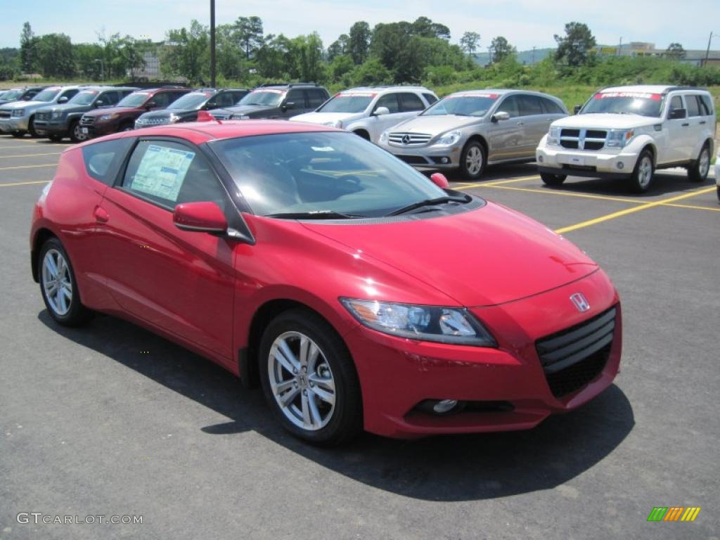 Milano Red 2011 Honda CR-Z EX Sport Hybrid Exterior Photo #49108046